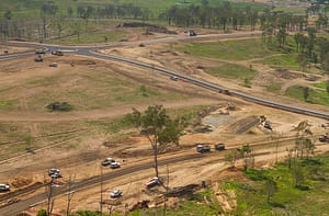 Strengthening Grantham Project - road construction