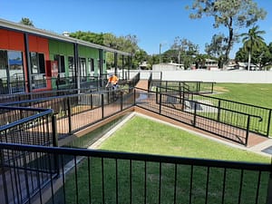 Emerald Kindergarten - finishing touches to the verandah