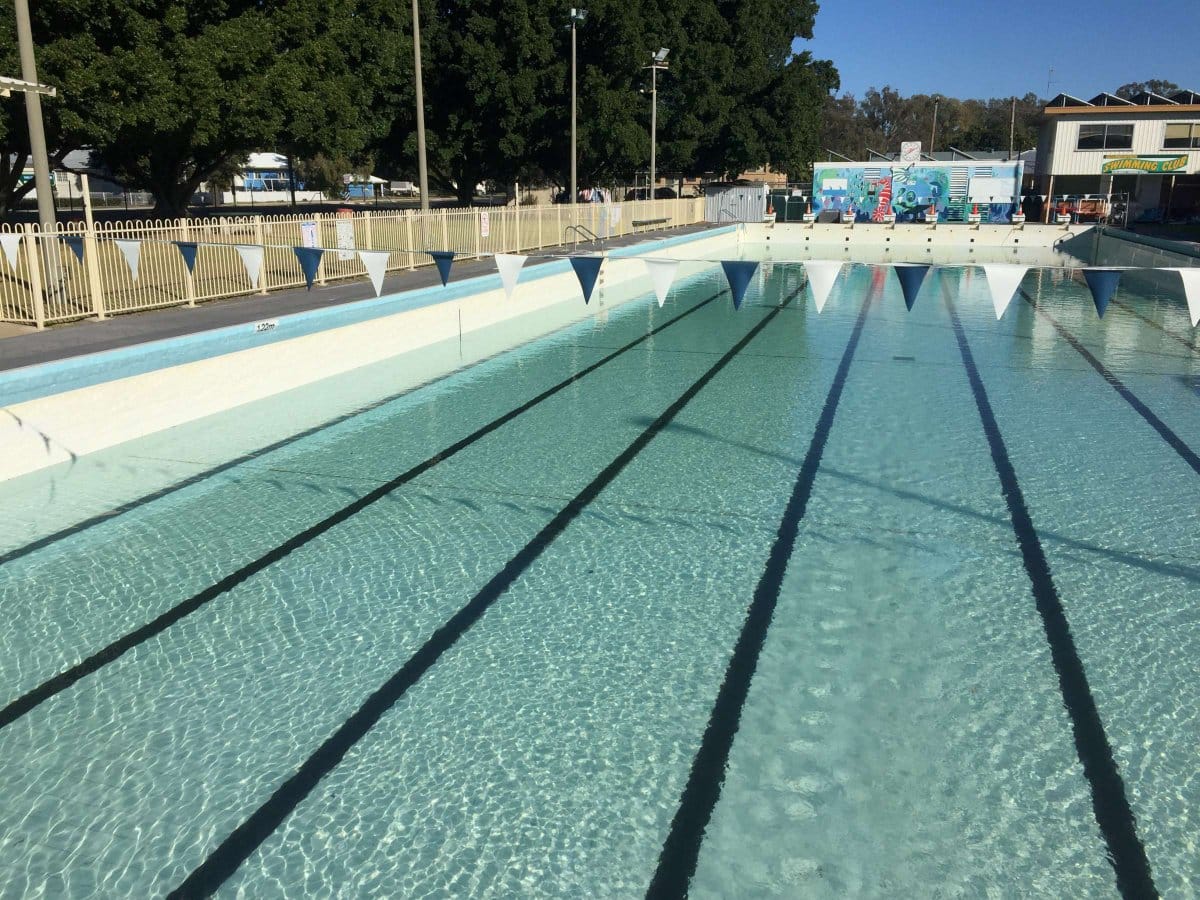 The Goondiwindi 50m pool before refurbishment